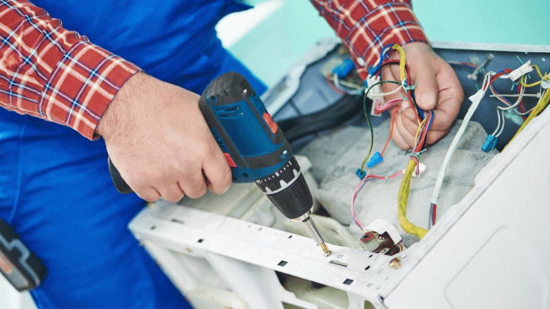Kula Baxi Baxi çamaşır makinesi kart tamiri – Su almama arızası orijinal parça ile giderildi. - Teknik servis örneği