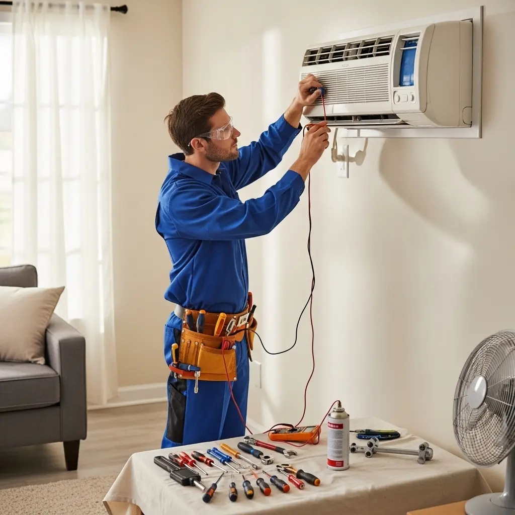 Kula Baxi Baxi klima gaz dolumu ve bakım – Enerji verimliliği artırıldı. - Teknik servis örneği
